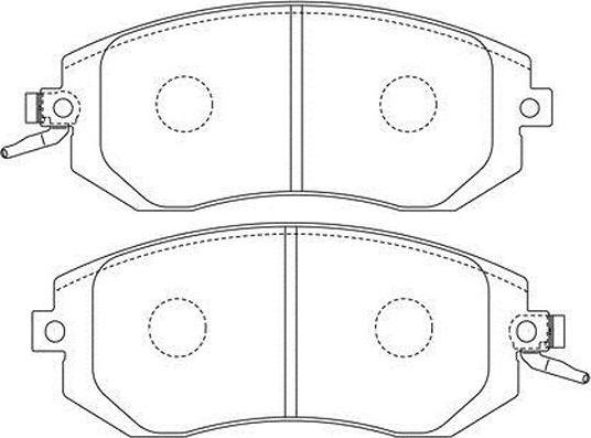 Kavo Parts BP-8024 - Bremžu uzliku kompl., Disku bremzes autodraugiem.lv