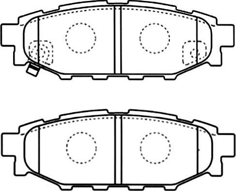 Kavo Parts BP-8021 - Bremžu uzliku kompl., Disku bremzes autodraugiem.lv