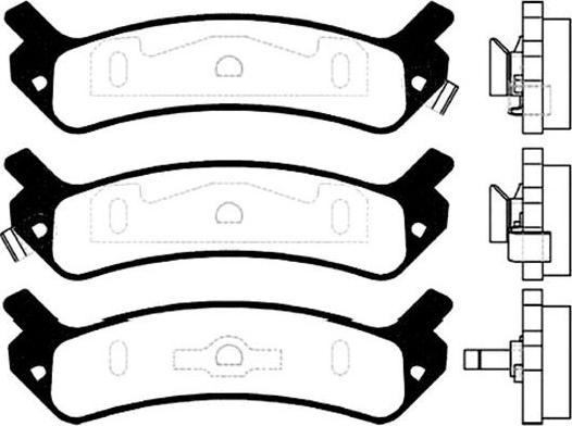 Kavo Parts BP-3009 - Bremžu uzliku kompl., Disku bremzes autodraugiem.lv