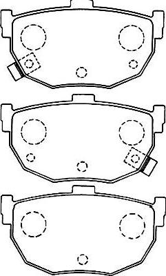 Kavo Parts BP-3017 - Bremžu uzliku kompl., Disku bremzes autodraugiem.lv