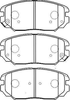 Kavo Parts BP-3029 - Bremžu uzliku kompl., Disku bremzes autodraugiem.lv