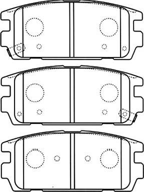 Kavo Parts BP-3022 - Bremžu uzliku kompl., Disku bremzes autodraugiem.lv