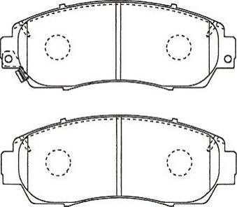 Kavo Parts BP-2068 - Bremžu uzliku kompl., Disku bremzes autodraugiem.lv