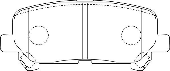 Kavo Parts BP-2063 - Bremžu uzliku kompl., Disku bremzes autodraugiem.lv