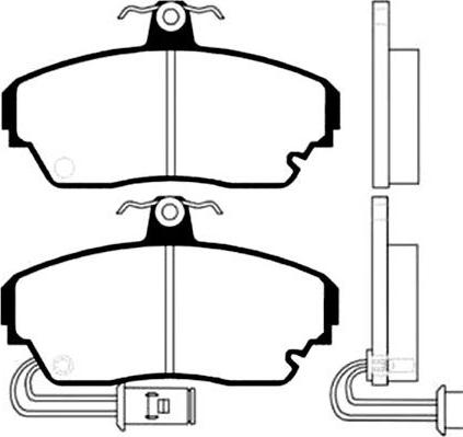 Kavo Parts BP-2009 - Bremžu uzliku kompl., Disku bremzes autodraugiem.lv