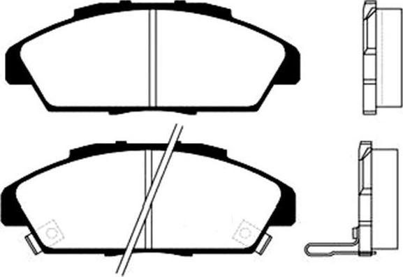 Kavo Parts BP-2015 - Bremžu uzliku kompl., Disku bremzes autodraugiem.lv