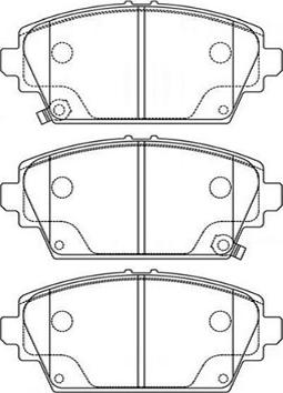 Kavo Parts BP-2036 - Bremžu uzliku kompl., Disku bremzes autodraugiem.lv