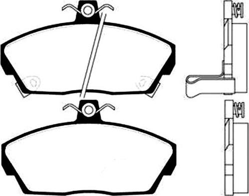 Kavo Parts BP-2025 - Bremžu uzliku kompl., Disku bremzes autodraugiem.lv