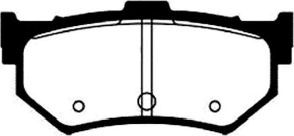 Kavo Parts BP-2026 - Bremžu uzliku kompl., Disku bremzes autodraugiem.lv