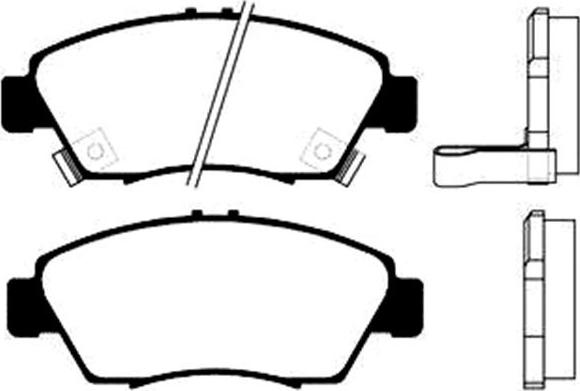 Kavo Parts BP-2023 - Bremžu uzliku kompl., Disku bremzes autodraugiem.lv