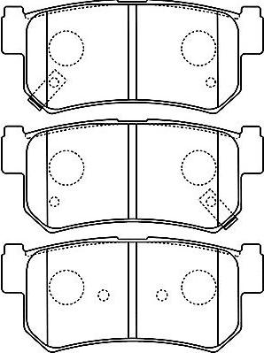 Kavo Parts BP-7503 - Bremžu uzliku kompl., Disku bremzes autodraugiem.lv