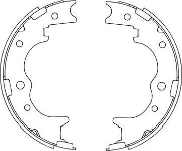 Kavo Parts BS-9953 - Bremžu loku komplekts autodraugiem.lv