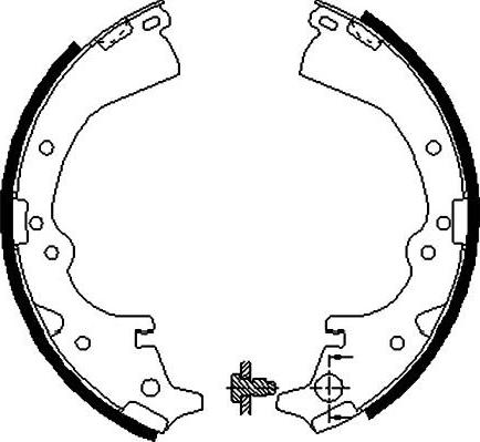 Kavo Parts BS-9905 - Bremžu loku komplekts autodraugiem.lv