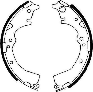 Kavo Parts BS-9906 - Bremžu loku komplekts autodraugiem.lv