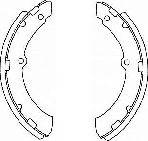 Kavo Parts BS-9934 - Bremžu loku komplekts autodraugiem.lv