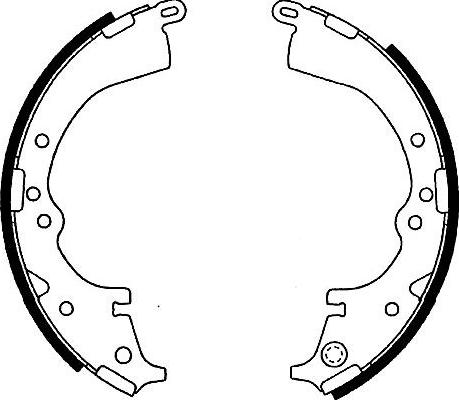 Kavo Parts BS-9936 - Bremžu loku komplekts autodraugiem.lv