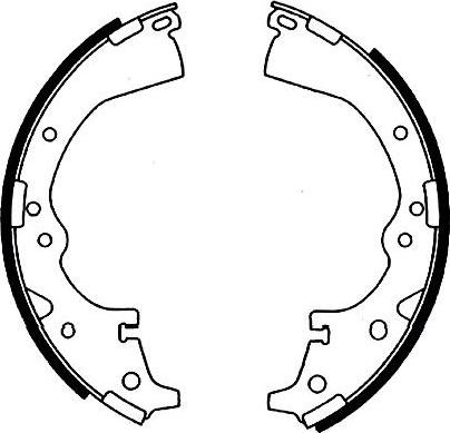 Kavo Parts BS-9932 - Bremžu loku komplekts autodraugiem.lv