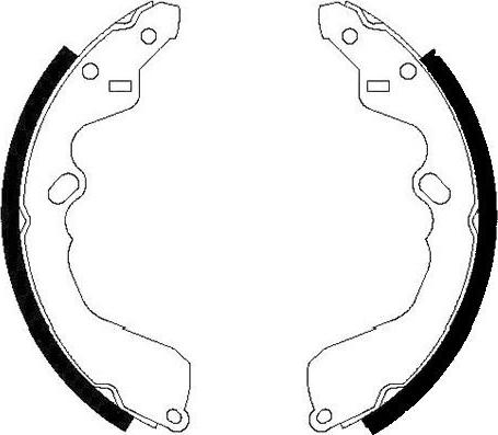 Kavo Parts BS-4403 - Bremžu loku komplekts autodraugiem.lv