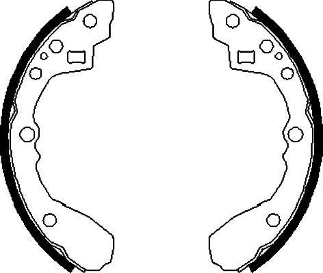 Kavo Parts BS-5405 - Bremžu loku komplekts autodraugiem.lv