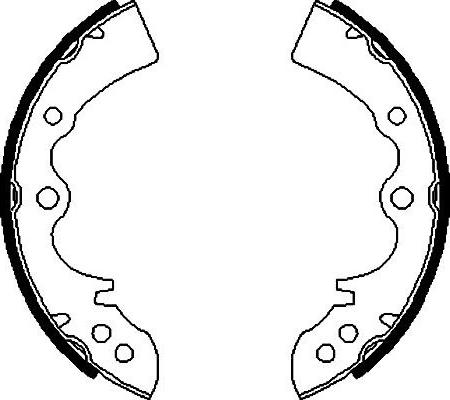 Kavo Parts BS-5400 - Bremžu loku komplekts autodraugiem.lv