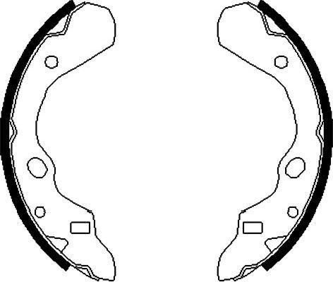 Kavo Parts BS-5413 - Bremžu loku komplekts autodraugiem.lv