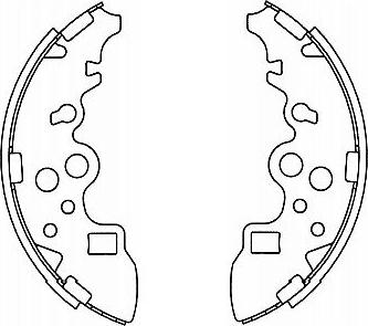 Kavo Parts BS-5436 - Bremžu loku komplekts autodraugiem.lv