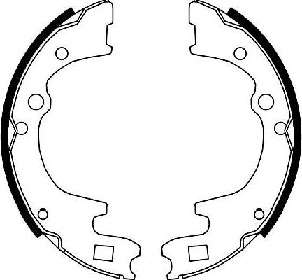 Kavo Parts BS-5430 - Bremžu loku komplekts autodraugiem.lv