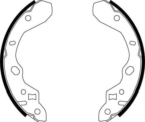 Kavo Parts BS-5425 - Bremžu loku komplekts autodraugiem.lv