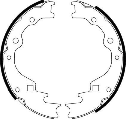 Kavo Parts BS-5422 - Bremžu loku komplekts autodraugiem.lv