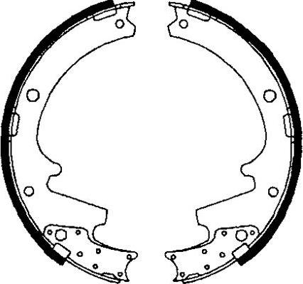 Kavo Parts BS-6406 - Bremžu loku komplekts autodraugiem.lv