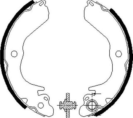 Kavo Parts BS-6408 - Bremžu loku komplekts autodraugiem.lv