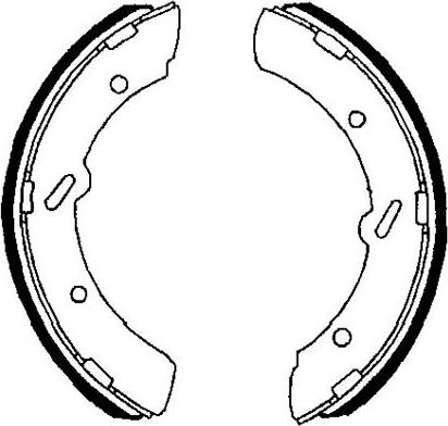 Kavo Parts KBS-6419 - Bremžu loku komplekts autodraugiem.lv