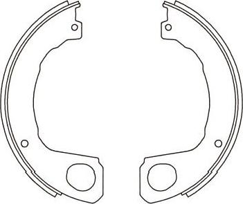 Kavo Parts BS-6426 - Bremžu loku komplekts autodraugiem.lv