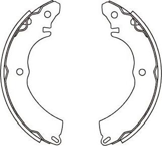 Kavo Parts BS-6428 - Bremžu loku komplekts autodraugiem.lv