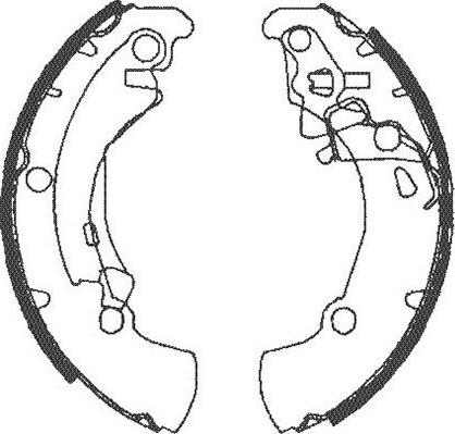 Kavo Parts BS-1909 - Bremžu loku komplekts autodraugiem.lv