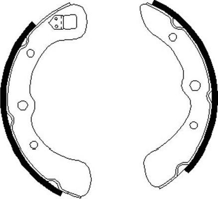 Kavo Parts BS-1900 - Bremžu loku komplekts autodraugiem.lv