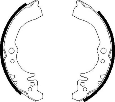 Kavo Parts BS-1907 - Bremžu loku komplekts autodraugiem.lv