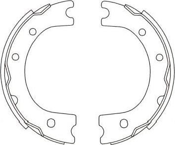 Kavo Parts BS-1924 - Bremžu loku komplekts autodraugiem.lv