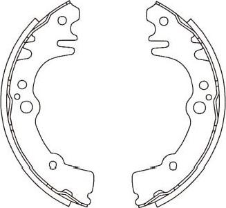 Kavo Parts BS-1923 - Bremžu loku komplekts autodraugiem.lv