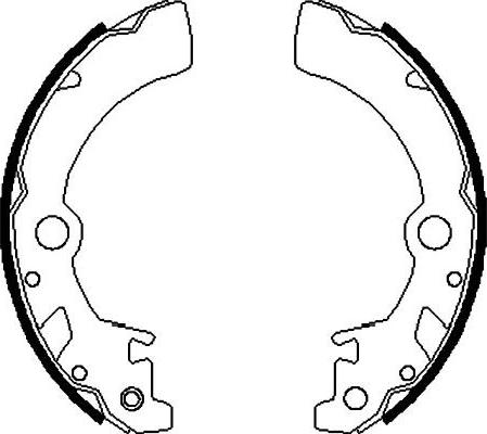 Kavo Parts BS-8915 - Bremžu loku komplekts autodraugiem.lv