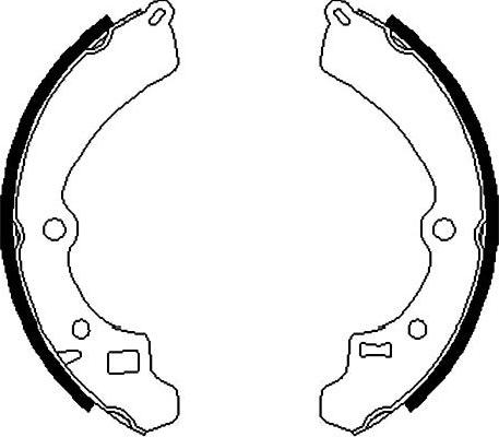 Kavo Parts BS-8910 - Bremžu loku komplekts autodraugiem.lv