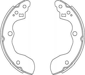 Kavo Parts BS-8934 - Bremžu loku komplekts autodraugiem.lv