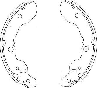 Kavo Parts BS-8932 - Bremžu loku komplekts autodraugiem.lv