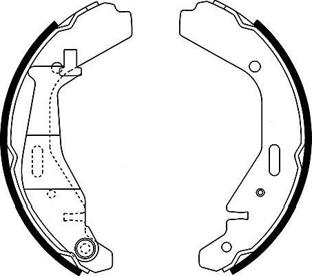 Kavo Parts BS-8926 - Bremžu loku komplekts autodraugiem.lv