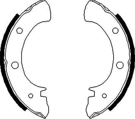 Kavo Parts BS-8400 - Bremžu loku komplekts autodraugiem.lv