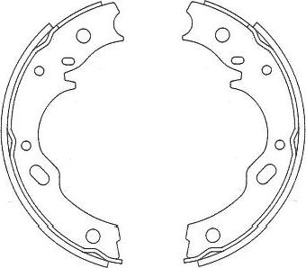 Kavo Parts BS-3917 - Bremžu loku komplekts autodraugiem.lv