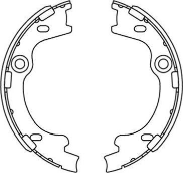 Kavo Parts BS-3421 - Bremžu loku komplekts autodraugiem.lv