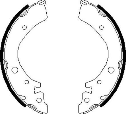 Kavo Parts BS-2904 - Bremžu loku komplekts autodraugiem.lv