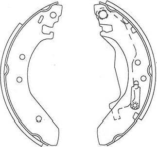 Kavo Parts BS-2905 - Bremžu loku komplekts autodraugiem.lv