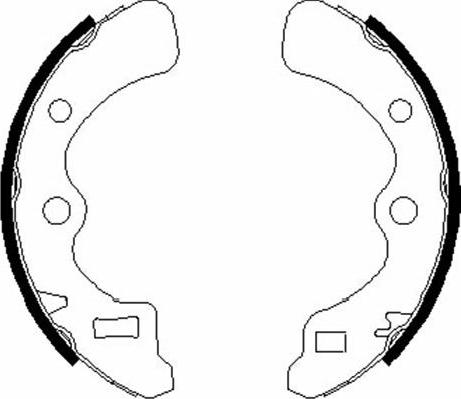 Kavo Parts BS-2900 - Bremžu loku komplekts autodraugiem.lv